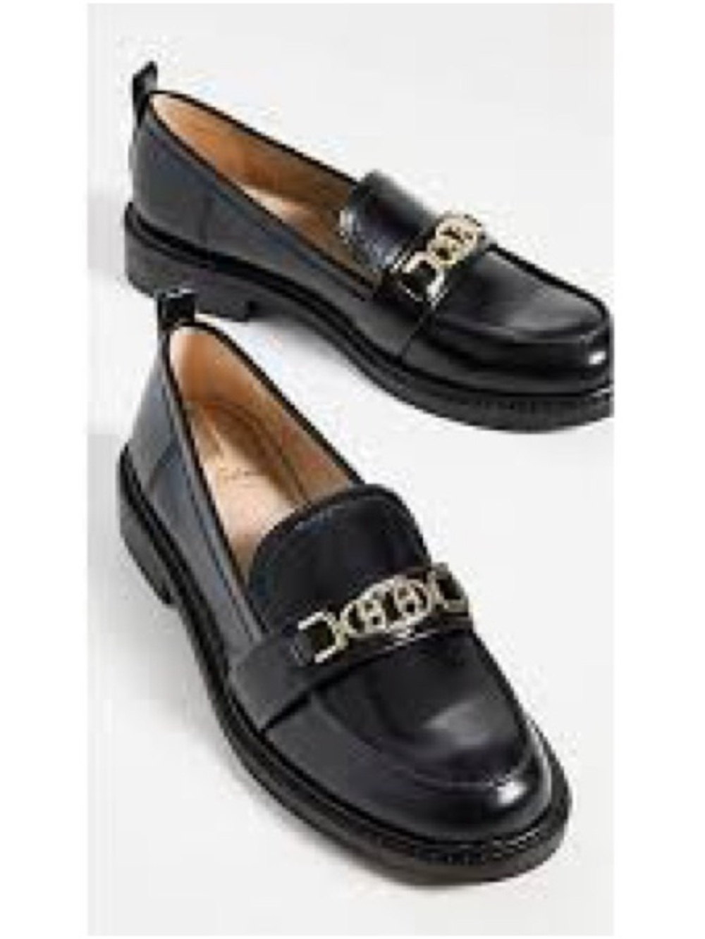 Sam Edelman Chrissy  Loafers with Gold Hardware